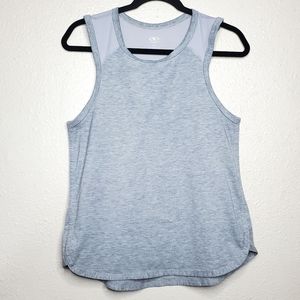 EUC Athletic Work Gray Racer Back Work Out Tank Top (Size: M)